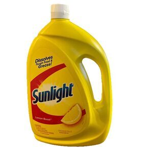 Vtg Sun Light Lemon Dishwasher Gel Liquid Detergent 75 Oz Lemon NOS 2013
